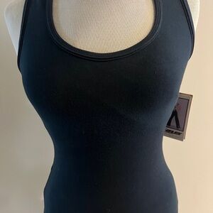 Black Sleeveless Tank Top